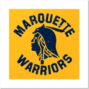 Marquette Warriors Navy Posters and Art